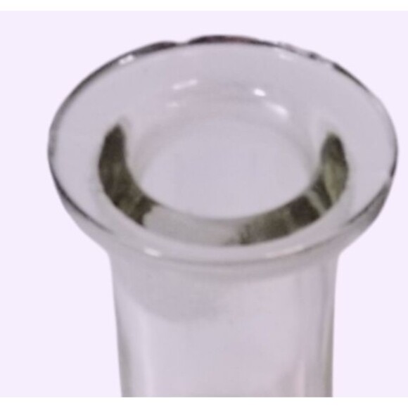 Vintage Retro Glass Carafe Drink Decanter Stripes White Yellow Orange Green Red - Picture 2 of 4